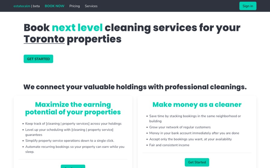 Estate Calm — screenshot