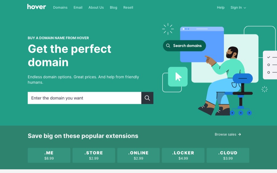 Hover — screenshot